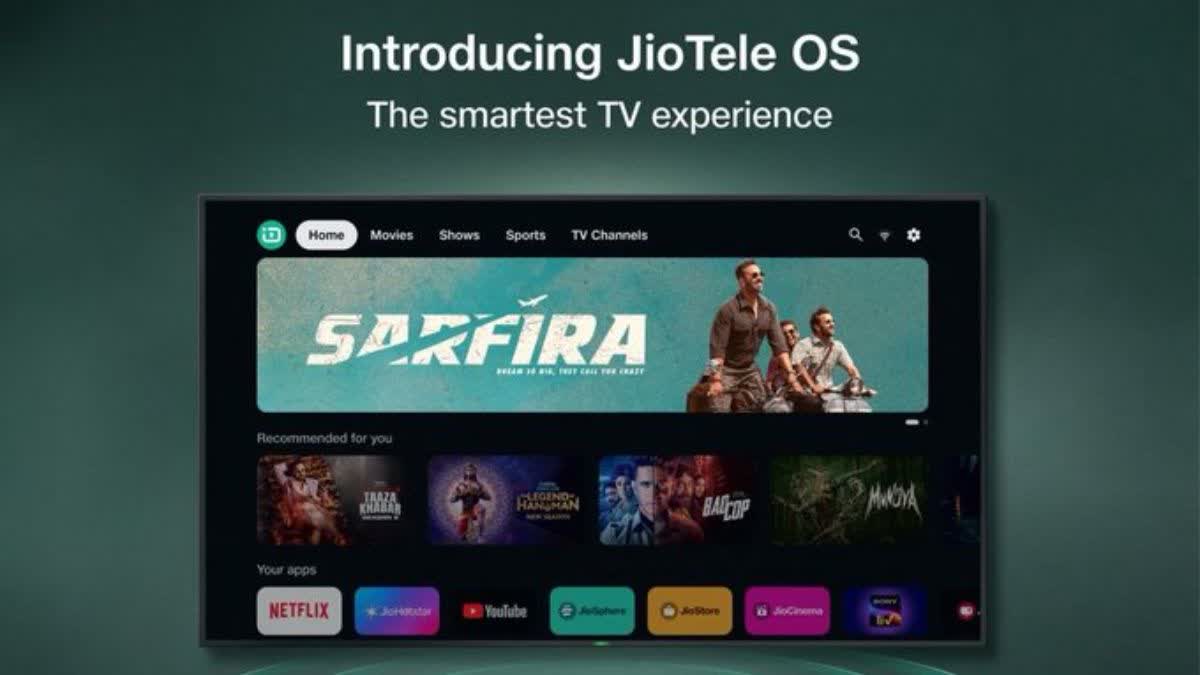 JioTele OS Smart TV Operating System