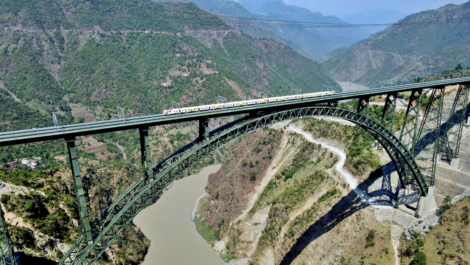 Highest Railway Bridge In Jammu Kashmir