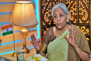 Union Finance Minister Nirmala Sitharaman during an interview with PTI, in New Delhi, Sunday, Feb. 2, 2025.