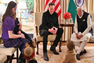 Elon Musk and Narendra Modi meeting in Washington