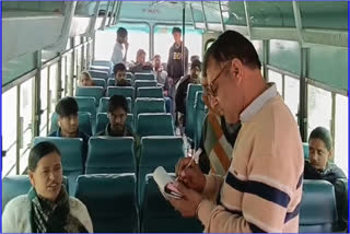 Ambala bus ticket checking campaign