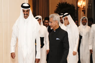 PRIME MINISTER NARENDRA MODI  EAM JAISHANKAR  Sheikh Tamim Bin Hamad AlThani  Amir of Qatar