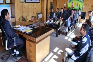 Review meeting regarding Kangra airport expansion