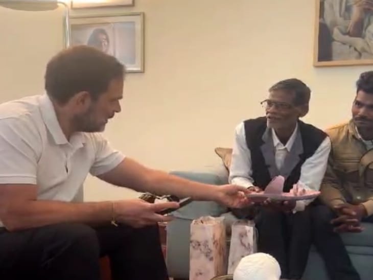 ramchet mochi meet rahul gandhi