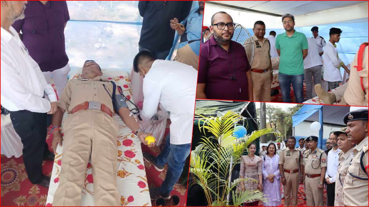 Cachar Police donates blood