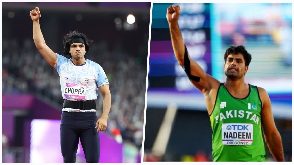 Neeraj Chopra and Arshad Nadeem