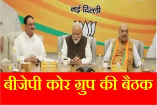 Bjp Core Group Meeting in Delhi Update Discussion on BJP Loksabha Candidates Loksabha Elections 2024 Haryana CM Nayab Singh Saini