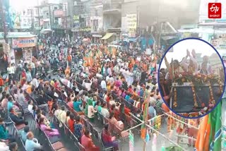 Anil Baluni road show in Kotdwar