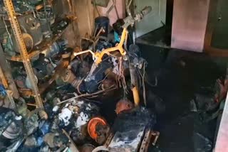 CHILD DIES IN FIRE