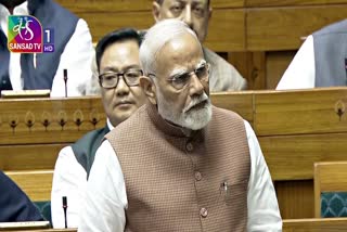 PM Modi in Lok Sabha