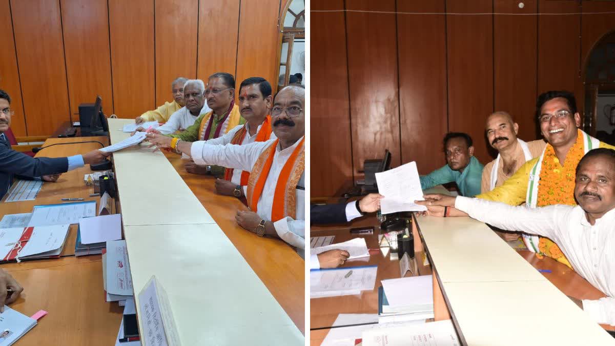 candidates filed nomination in Bilaspur