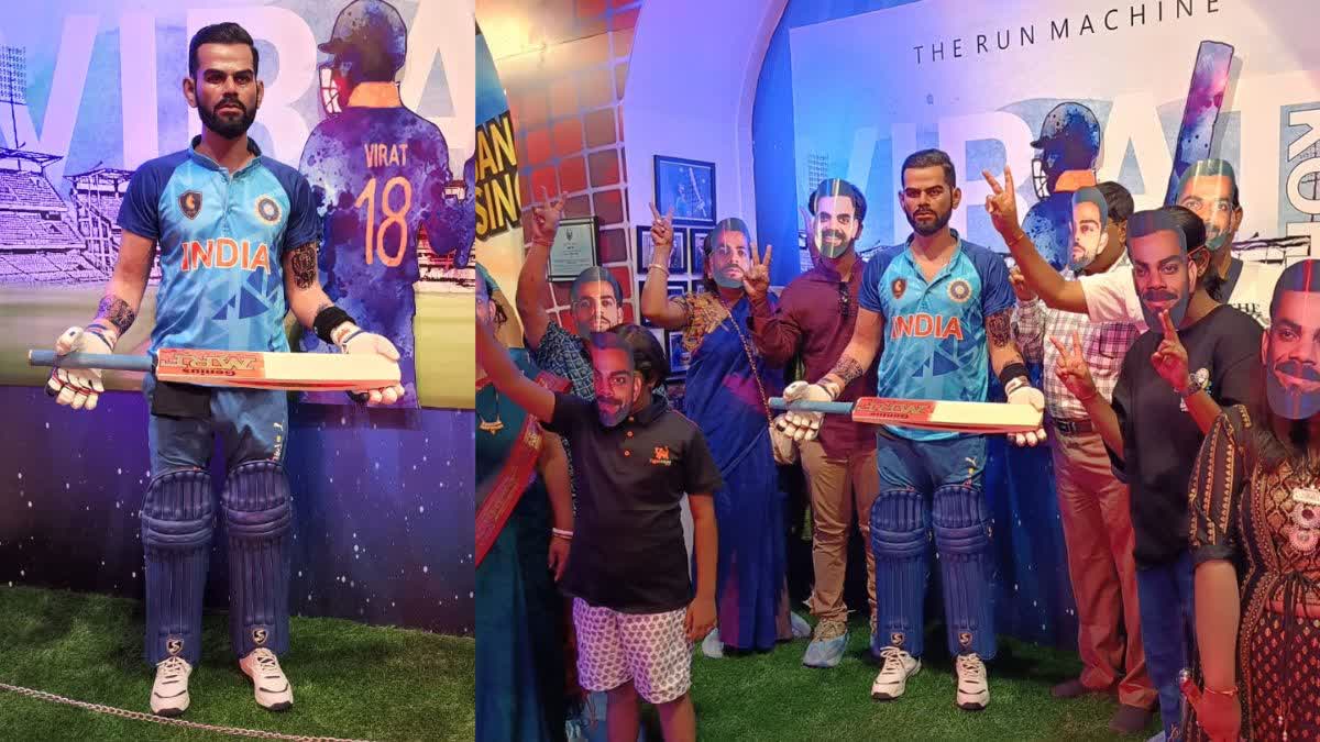 Virat Kohli Wax Statue