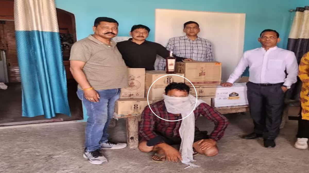 Excise Department Seized liquor in Haldwani