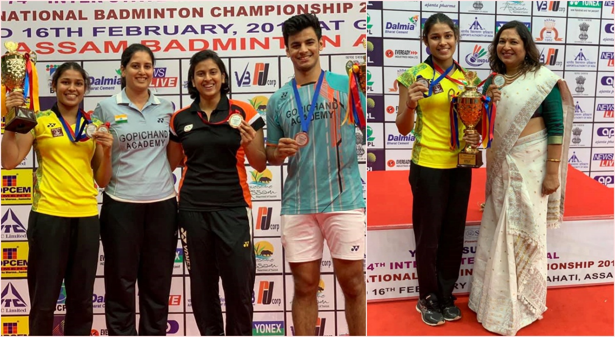 Ex-Uttarakhand DGP's Daughter Kuhoo Garg with Badminton medals