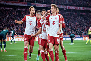 UEFA CHAMPIONS LEAGUE  UCL SEMI FINAL  JOSHUA KIMMICH GOAL AGAINST ARSENAL  ബയേണ്‍ മ്യൂണിക്ക് VS ആഴ്‌സണല്‍