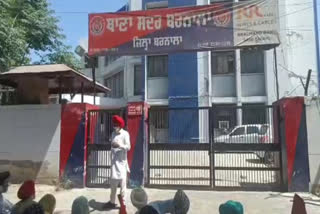 In the case of mother-son suicide, labor organizations staged a sit-in in front of Barnala police station