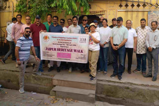 Heritage Walk organized in jaipur on World Heritage Day