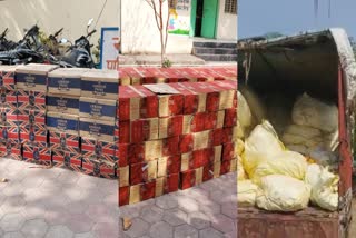 Indore police seized 300 boxes of illicit liquor