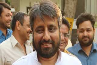 AAP MLA Amanatullah Khan appeared before the ED for questioning in connection to a money laundering case which stems from a Central Bureau of Investigation (CBI) FIR and three Delhi Police complaints.