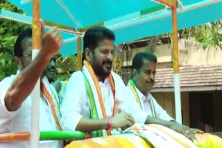 REVANTH REDDY ROADSHOW ATTINGAL  ATTINGAL ELECTION CAMPAIGN  TELENGANA CM  UDF