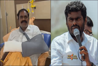 A supporter of K Annamalai Chopped his finger after hearing that he Is not going to win