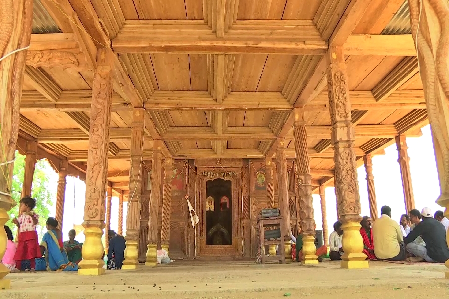 Wood Temple in Adilabad