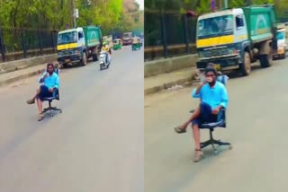 police-detained-young-man-for-making-reels-in-middle-of-road