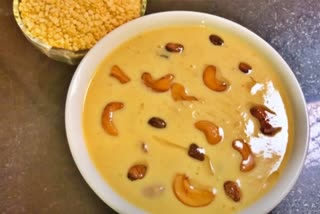 Pesarapappu Semiya Kesari in Telugu
