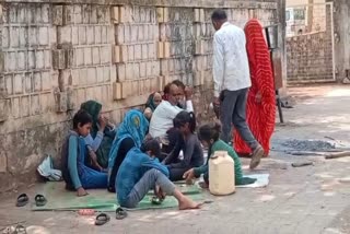 Dalit family sit in protest at Shivpuri SP office