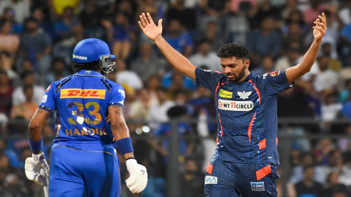 LUCKNOW WON AGAINST MUMBAI INDIANS