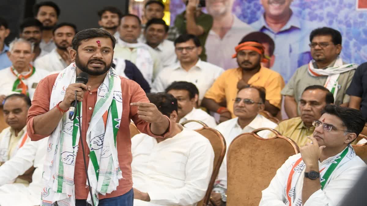 KANHAIYA KUMAR ASSAULTED IN DELHI  LOK SABHA ELECTION 2024  കനയ്യ കുമാറിന് നേരെ ആക്രമണം  CONGRESS LEADER KANHAIYA KUMAR