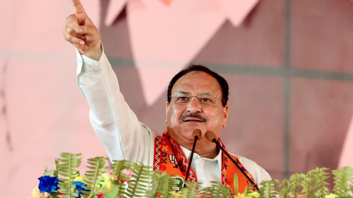 On Aam Aadmi Party's allegation that BJP sent Swati Maliwal to entrap CM Arvind Kejriwal, BJP national president JP Nadda said that Aam Aadmi Party is a party built on the foundation of lies and its credibility is not zero, it is in minus.