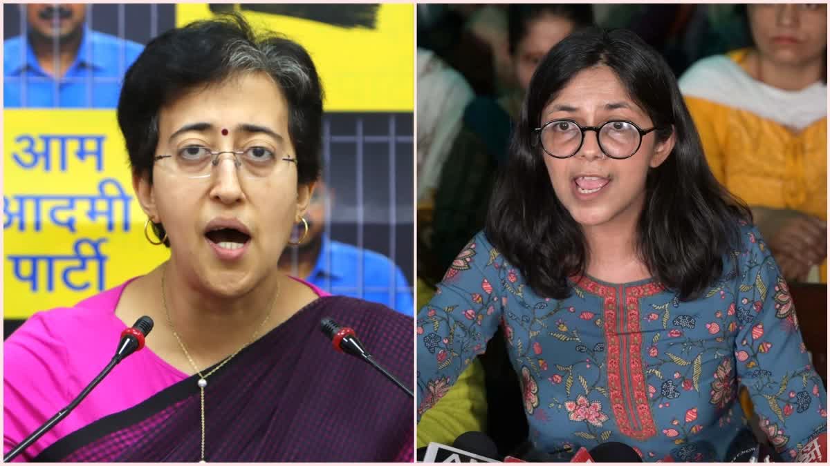 SWATI MALIWAL ATISHI  SWATI MALIWAL ASSAULT CASE  സ്വാതി മലിവാള്‍ എഎപി  സ്വാതി മലിവാള്‍ അതിഷി