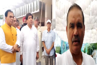 Cabinet ministers Brahm shankar jimpa visited the families of the victims of the Hoshiarpur accident