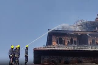 THE DOME CAUGHT FIRE IN SRINAGAR