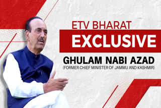 Former J and K Chief Minister Ghulam Nabi Azad