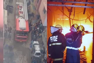 Hyderabad: Fire breaks out at a building near Gulzar House