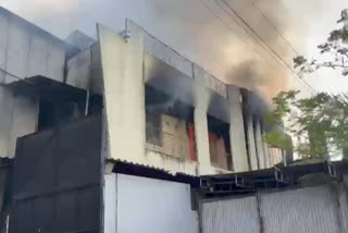 major fire breaks out at towel factory in Solapur Maharashtra