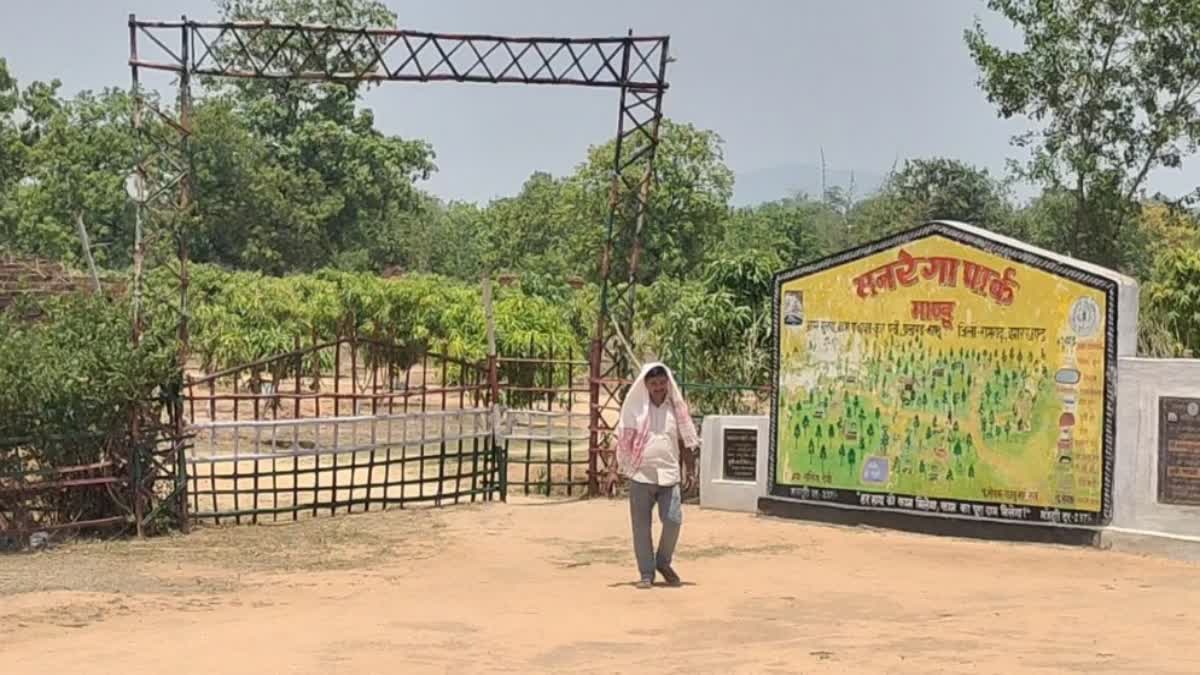 Villagers getting benefit from MNREGA park