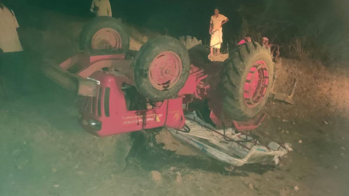 tractor overturn in Jashpur