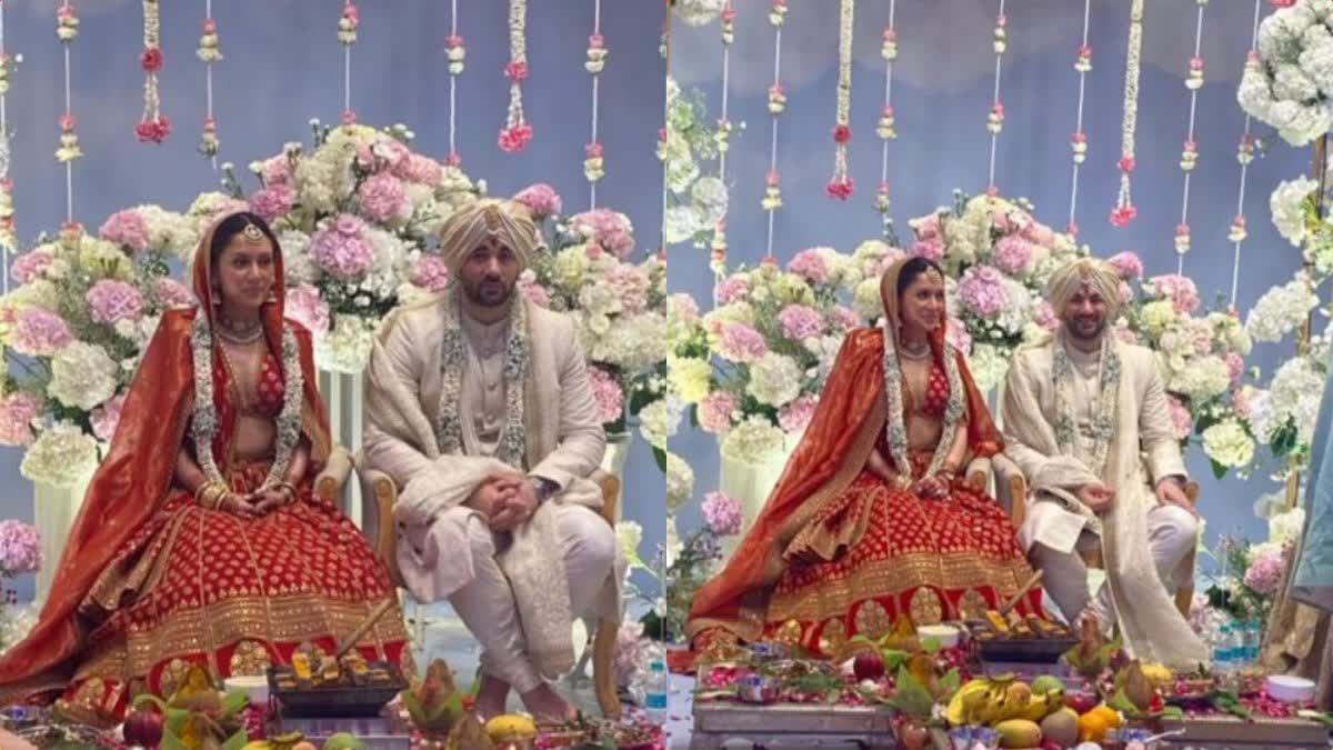 sunny deol son karan deol got married to her girlfriend see pics