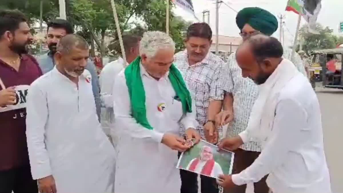 farmers protest in fatehabad