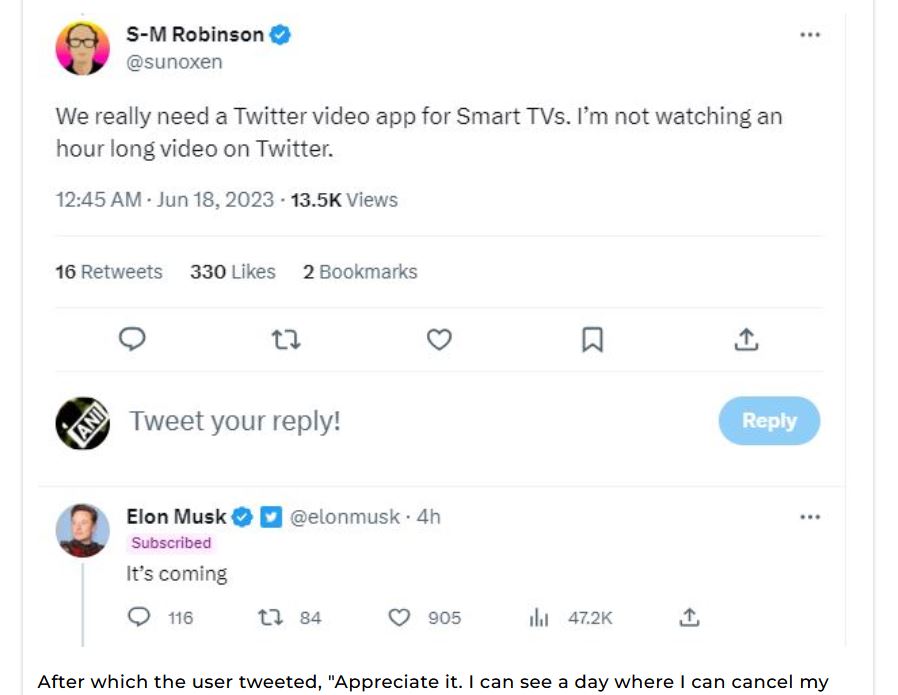 Twitter video app for Smart TVs is coming