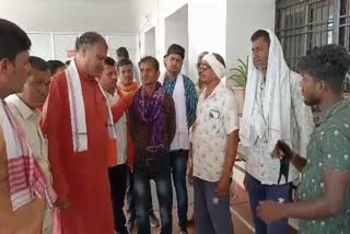 BJP worker inspected medical college rajnandgaon