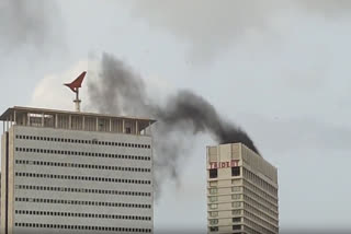 Trident hotel in Nariman Point catches fire