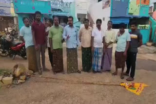 YSRCP Leaders Remove TDP Flag