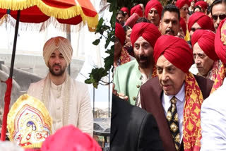 Karan Deol arrives with Band Bajaa Baraat, grandfather Dharmendra steals show as he grooves to desi beats