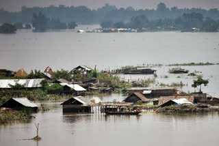 ONE PERSON DIED IN LANDSLIDE IN ASSAM 37000 PEOPLE AFFECTED DUE TO FLOOD