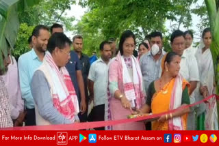 mla bhuwan gam inaugurated boat at guwalgaon