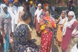 The deadbody of a married women was found hanging from a tree in mysterious circumstances in Amritsar